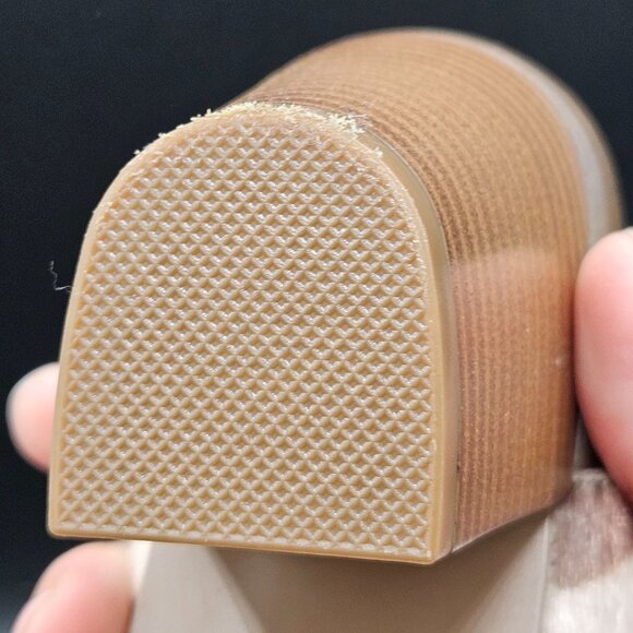 Woman's comfort country western cow print almond toe sling back block heel ankle - Picture 10 of 10